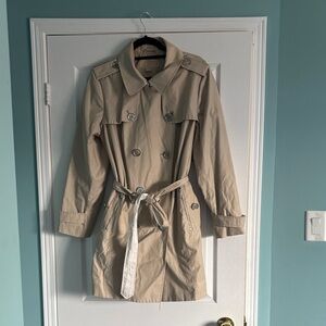 Michael Kors Beige and Black Coat